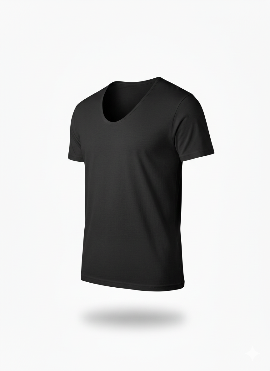 T-shirt d’intérieur – Col rond (100% coton)