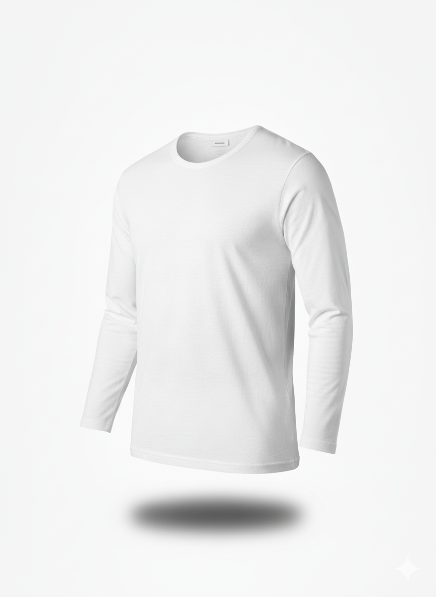 T-shirt d’intérieur – Manche longue (100% coton)