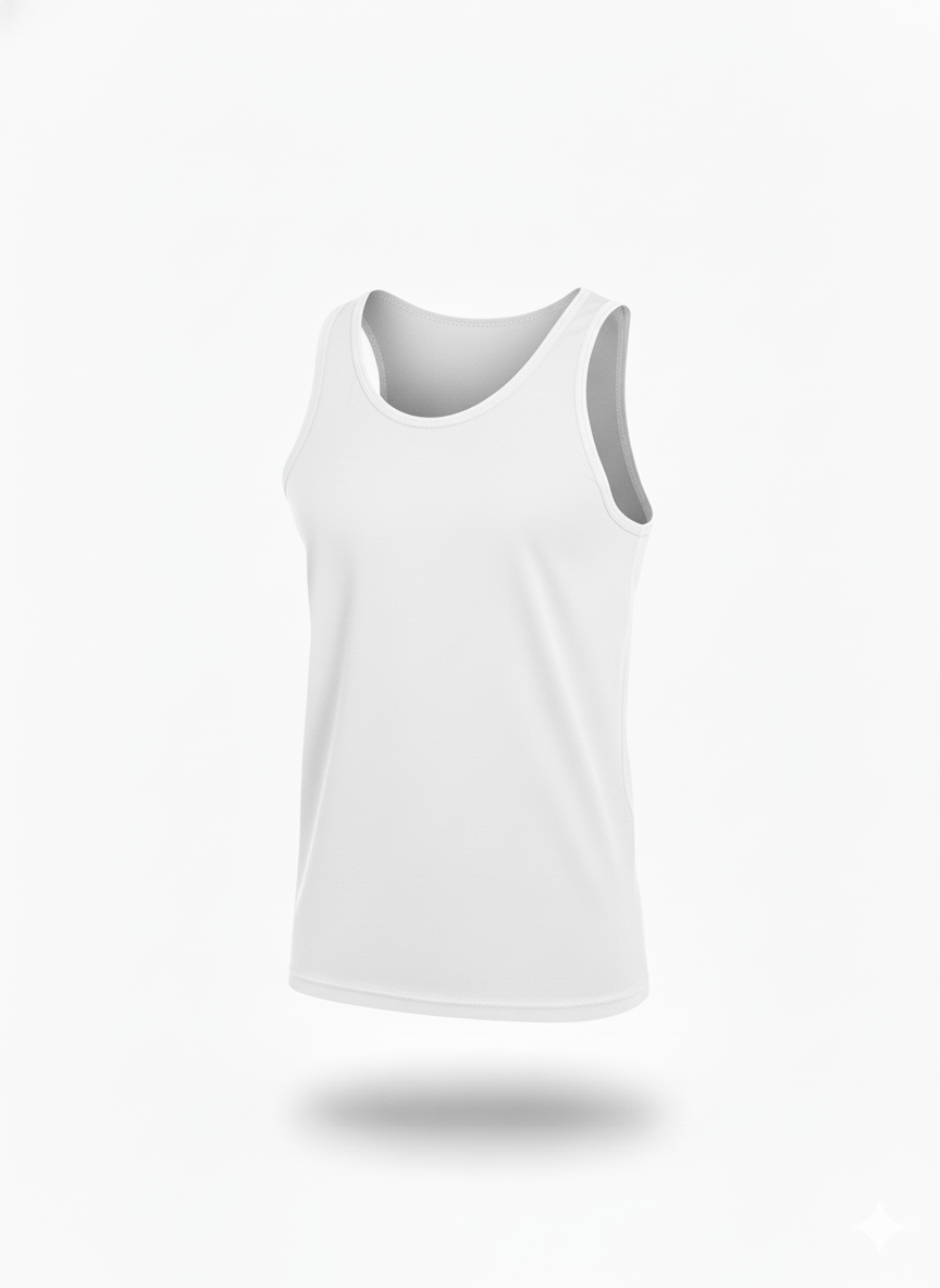 Débardeur – Bretelles Classiques (100 % Coton)