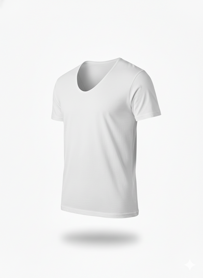 T-shirt d’intérieur – Col rond (100% coton)