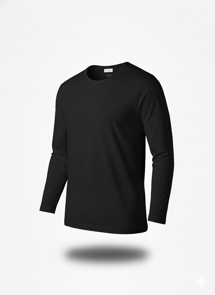 T-shirt d’intérieur – Manche longue (100% coton)