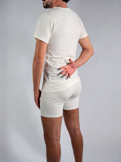 T-shirt d’intérieur – Col rond (100% coton)