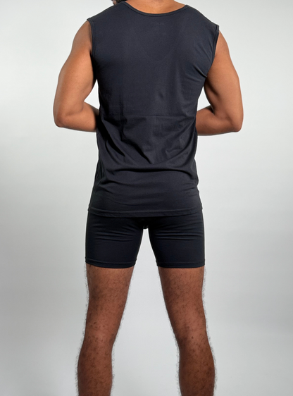 Débardeur – Bretelles Larges (100 % Coton)