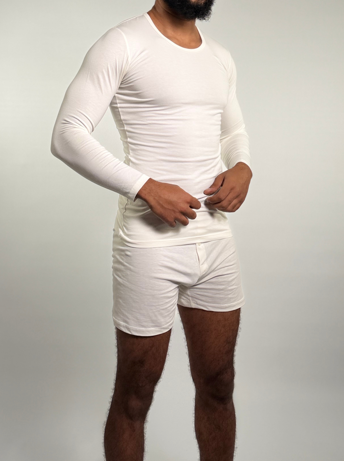 T-shirt d’intérieur – Manche longue (100% coton)