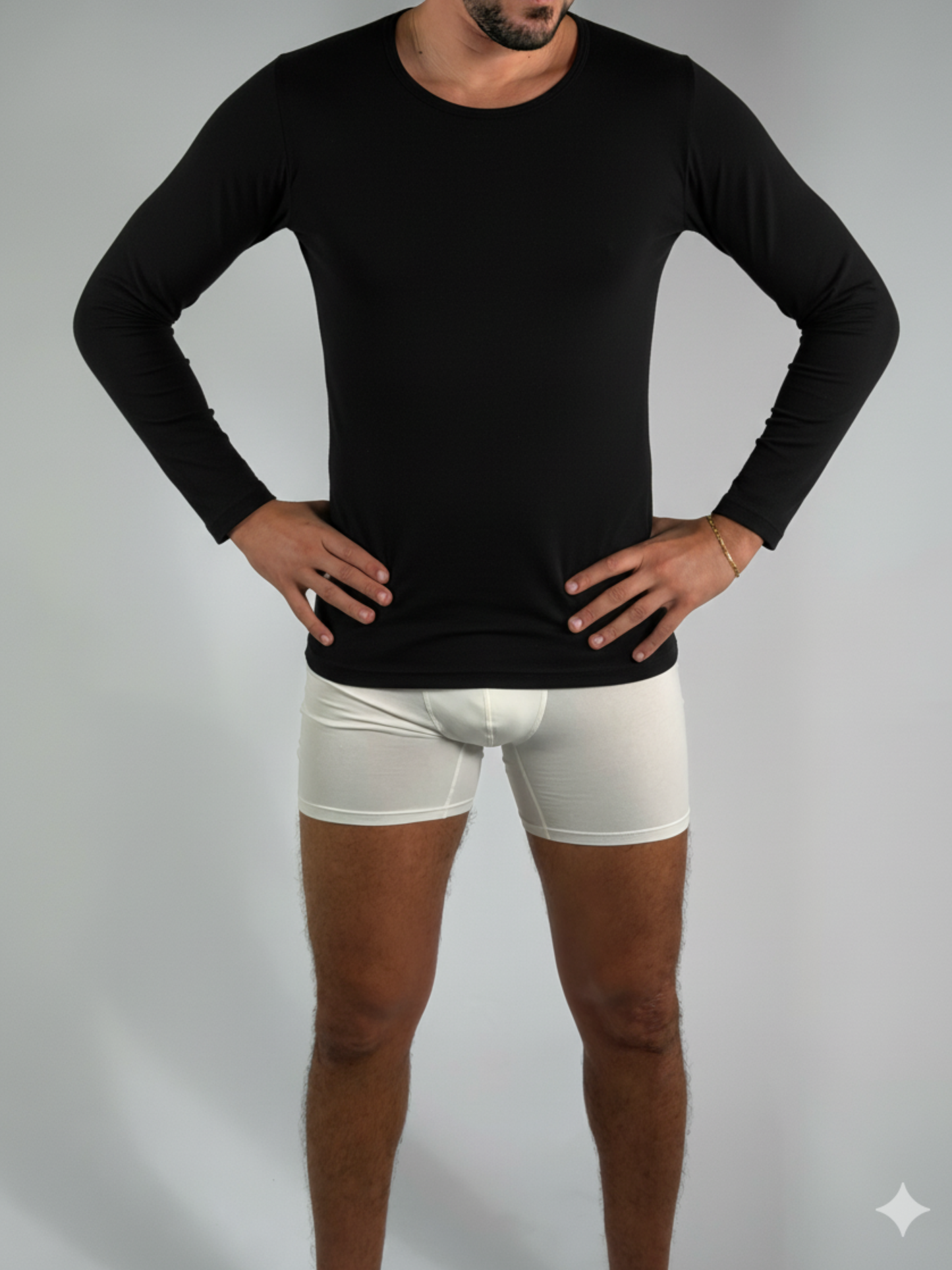 T-shirt d’intérieur – Manche longue (100% coton)